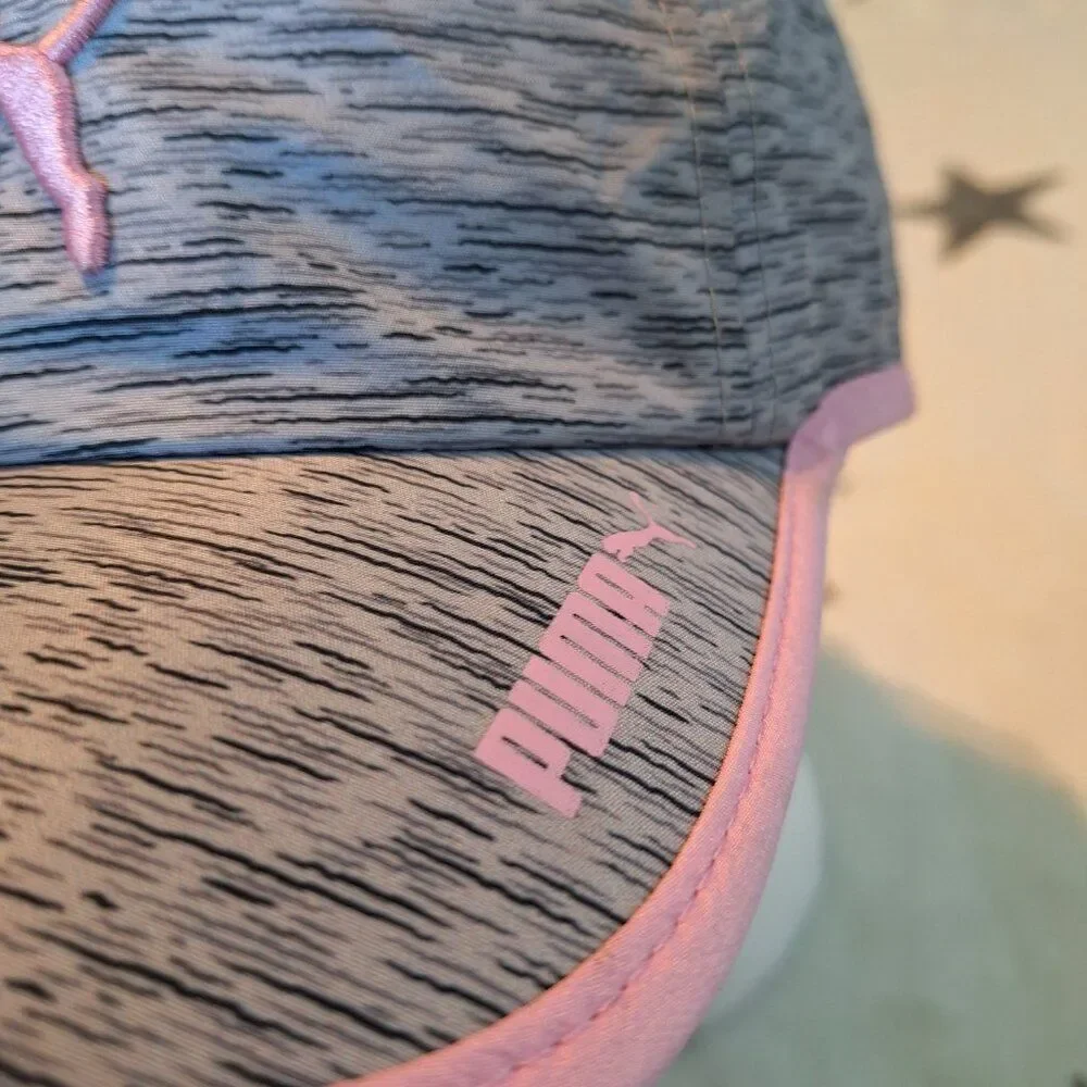 Puma Womens Evercat Taylor Running Cap Grey/Pink - Picture 2 of 9